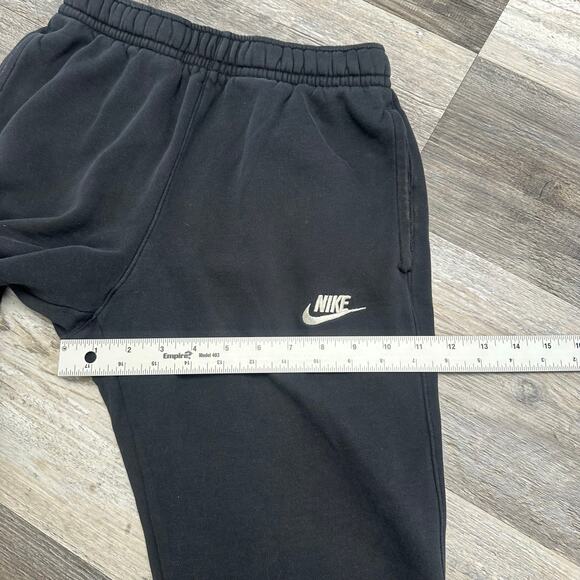 Nike‎ Sportswear Black Womens XS Mini Swoosh Club Fleece Athletic Jogger Pants - Picture 12 of 13